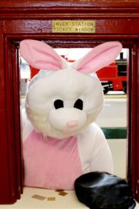 Easter Bunny at Donegal Railway