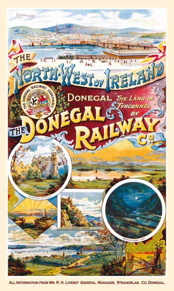 Donegal Railway Travel Poster