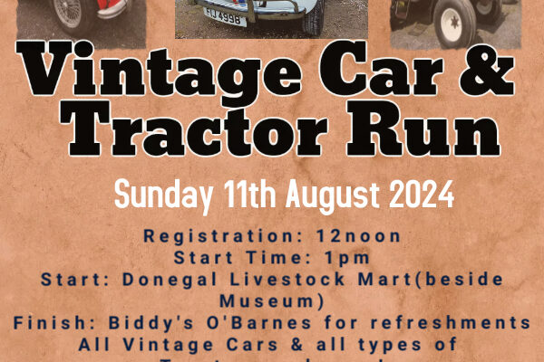 Donegal Vintage Car & Tractor Run 2024