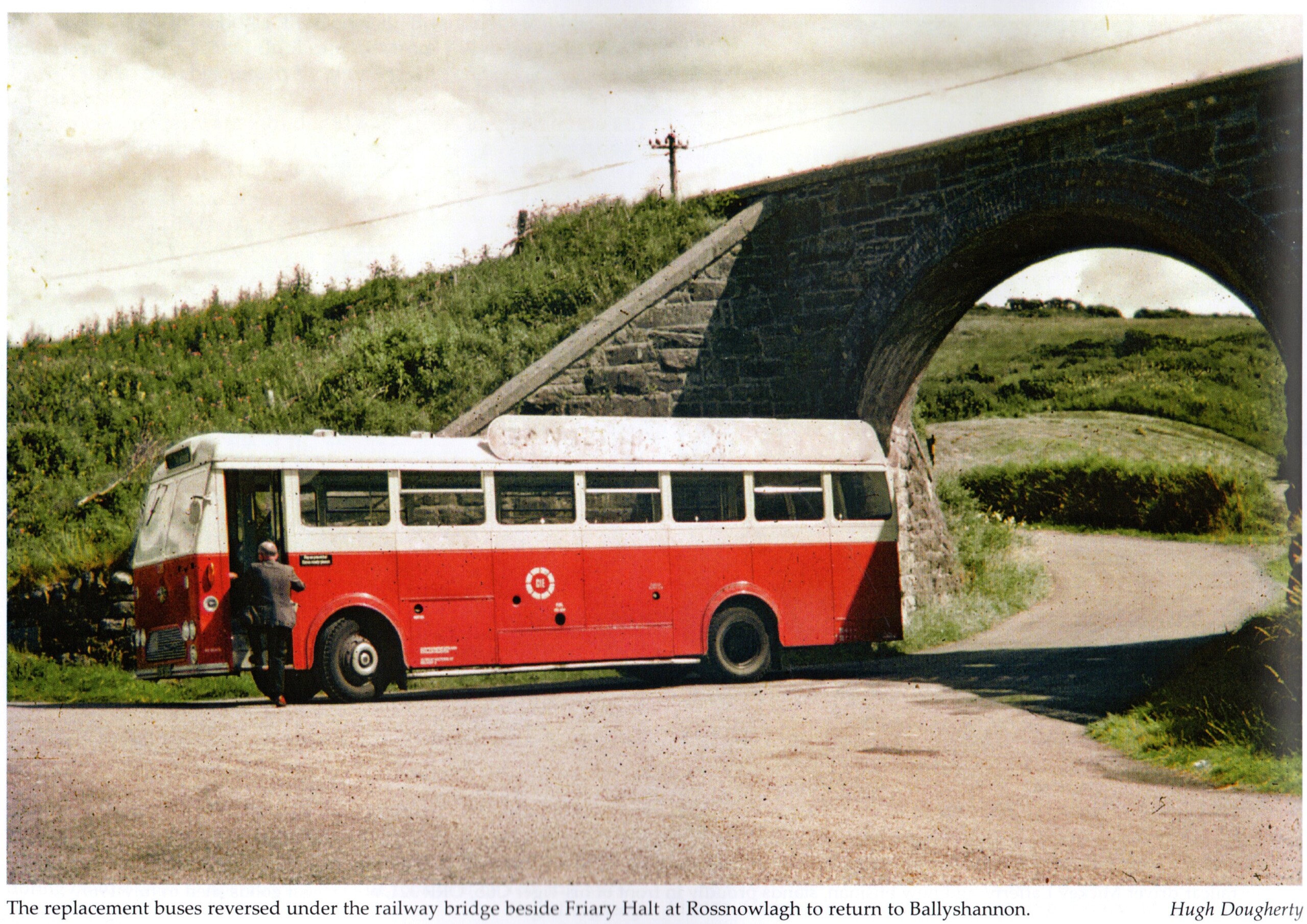 CDR Bus @ Friary Halt, Rossnowlagh, Photo - Hugh Dougherty