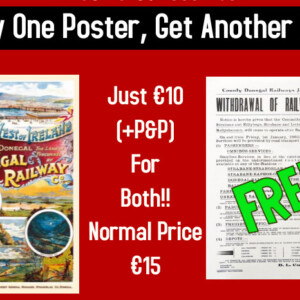 Donegal Railway Travel Poster & Free Withdrawal Poster