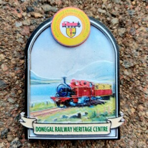 George Hanan Donegal Railway fridge magnet