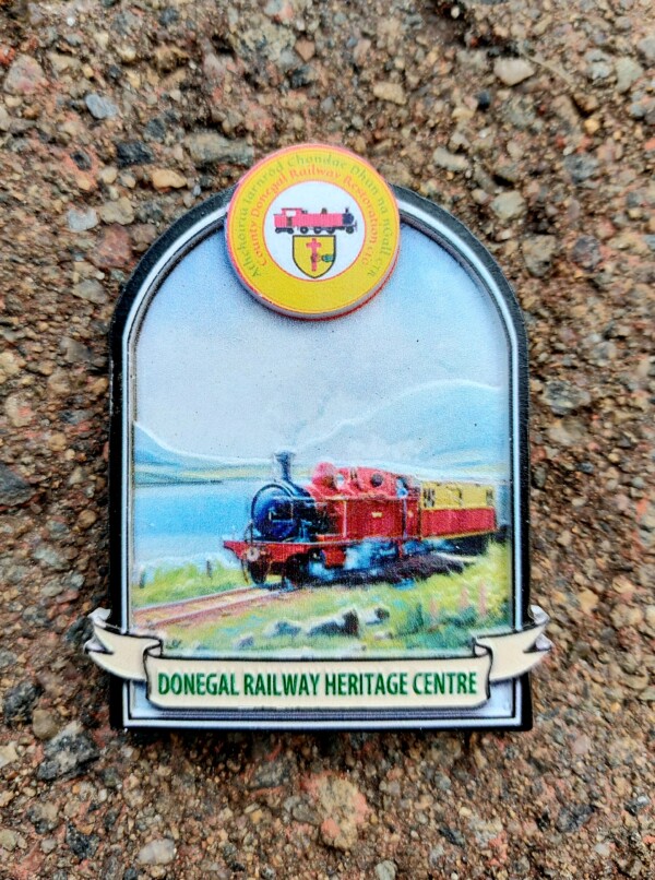 George Hanan Donegal Railway fridge magnet